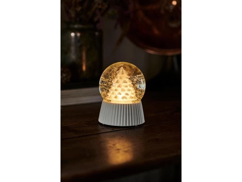 Sirius Schneekugel Colja, Ø 10 cm, Weiss 2 Sirius Schneekugel Colja, Ø 10 cm, Weiss – Bild 2