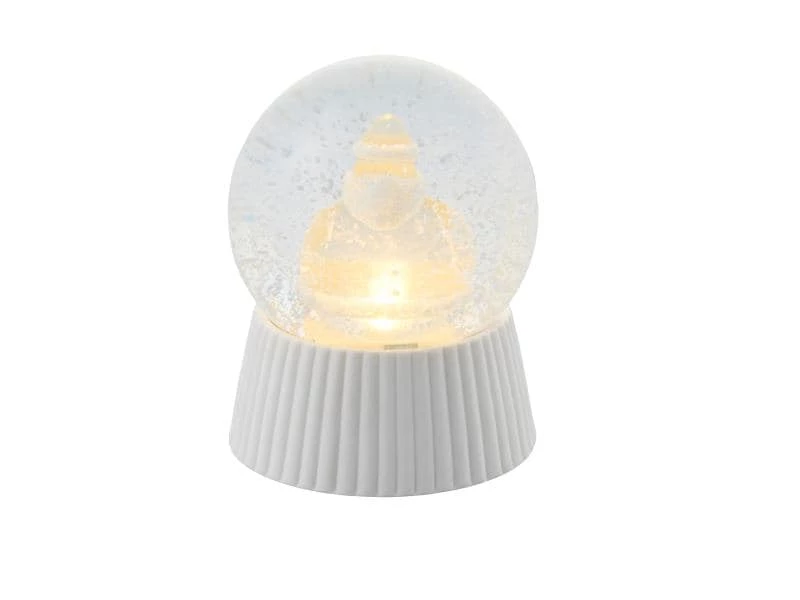 Sirius Schneekugel Santa, Ø 10 cm, Weiss 1 Sirius Schneekugel Santa, Ø 10 cm, Weiss