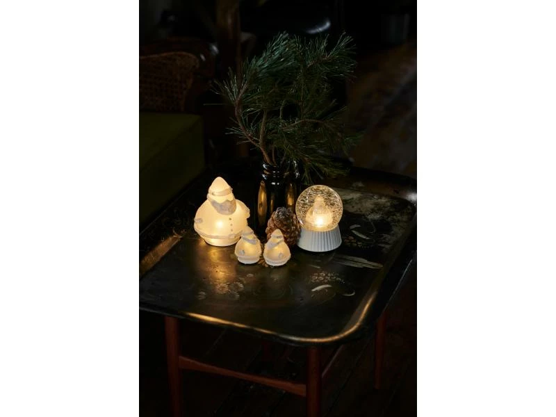 Sirius Schneekugel Santa, Ø 10 cm, Weiss 2 Sirius Schneekugel Santa, Ø 10 cm, Weiss – Bild 2