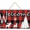Dameco Bild Welcome, 23 x 40 cm, Holz