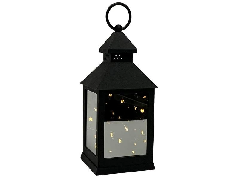 Dameco Laterne, 24 x 10.5 cm, Schwarz 1 Dameco Laterne, 24 x 10.5 cm, Schwarz