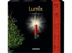 Lumix LED Baumkerze SuperLight Mini, Rot, 12er-Starter Set -Weihnachtsbeleuchtung Verkäufe 185564600 xxl