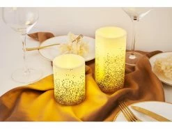 Pauleen LED-Kerzen Set Golden Glitter, Ø 7.6 cm, Gold/Weiss, 4 Stk. 25 Pauleen LED-Kerzen Set Golden Glitter, Ø 7.6 cm, Gold/Weiss, 4 Stk. -Weihnachtsbeleuchtung Verkäufe 187639611 xxl