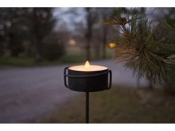 Star Trading LED Teelicht Maxi Ø 10 x 7 cm, Schwarz -Weihnachtsbeleuchtung Verkäufe 188024506 xxl