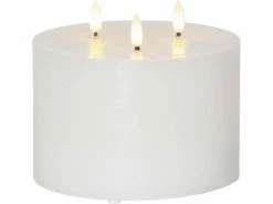 Star Trading LED-Kerze Pillar Flamme Ø 15 x 13 cm, Weiss 9 Star Trading LED-Kerze Pillar Flamme Ø 15 x 13 cm, Weiss -Weihnachtsbeleuchtung Verkäufe 188027098 xxl