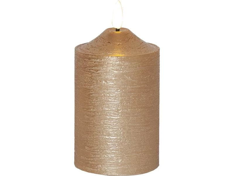 Star Trading LED-Kerze Pillar Flamme Ø 7.5 x 15 cm, Gold 1 Star Trading LED-Kerze Pillar Flamme Ø 7.5 x 15 cm, Gold