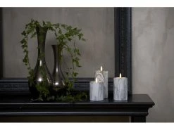 Star Trading LED-Kerze Pillar Flamme Marble Ø 7.5 x 17.5 cm, Grau 8 Star Trading LED-Kerze Pillar Flamme Marble Ø 7.5 x 17.5 cm, Grau -Weihnachtsbeleuchtung Verkäufe 193847949 xxl