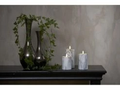 Star Trading LED-Kerze Pillar Flamme Marble Ø 7.5 x 17.5 cm, Grau 9 Star Trading LED-Kerze Pillar Flamme Marble Ø 7.5 x 17.5 cm, Grau -Weihnachtsbeleuchtung Verkäufe 193847951 xxl