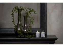 Star Trading LED-Kerze Pillar Flamme Marble Ø 5.5 x 9 cm, Grau, 2 Stk -Weihnachtsbeleuchtung Verkäufe 193859611 xxl