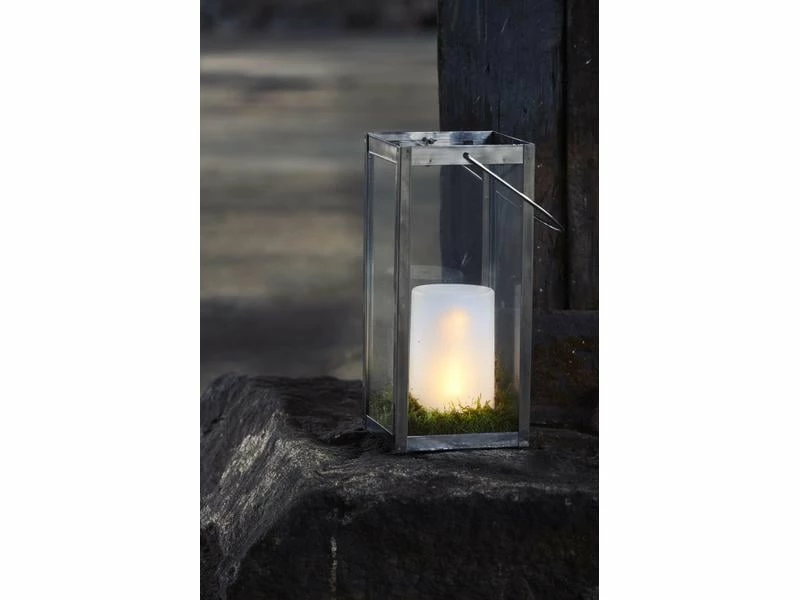 Star Trading LED-Kerze Pillar Flamme Ø 9 x 14.5 cm, Weiss 2 Star Trading LED-Kerze Pillar Flamme Ø 9 x 14.5 cm, Weiss – Bild 2