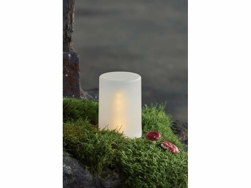 Star Trading LED-Kerze Pillar Flamme Ø 9 x 14.5 cm, Weiss 7 Star Trading LED-Kerze Pillar Flamme Ø 9 x 14.5 cm, Weiss – Bild 7