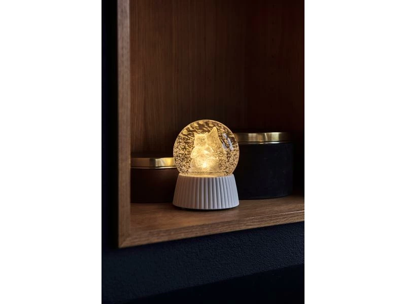 Sirius Schneekugel Evelyne, Ø 10 cm, Weiss 4 Sirius Schneekugel Evelyne, Ø 10 cm, Weiss – Bild 4