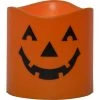 Star Trading LED-Kerze Halloween, Ø 15 x 15 cm, Orange