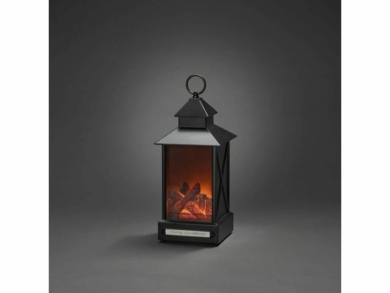 Konstsmide Laterne Kamin, 15 x 32 cm, Schwarz 2 Konstsmide Laterne Kamin, 15 x 32 cm, Schwarz – Bild 2