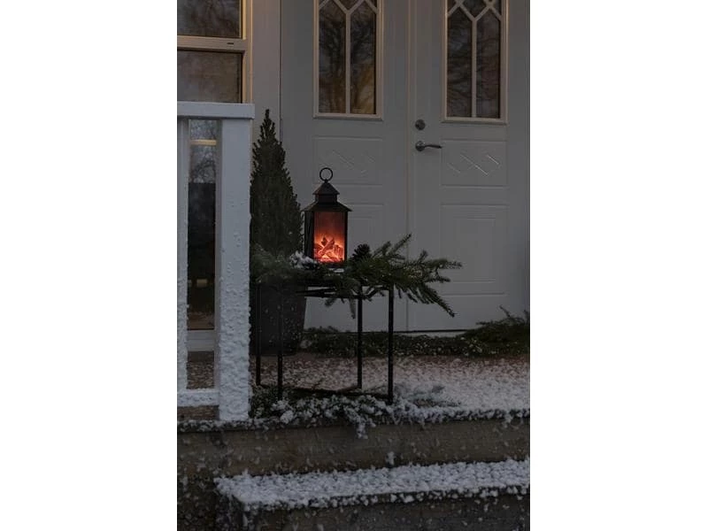 Konstsmide Laterne Kamin, 15 x 32 cm, Schwarz 3 Konstsmide Laterne Kamin, 15 x 32 cm, Schwarz – Bild 3