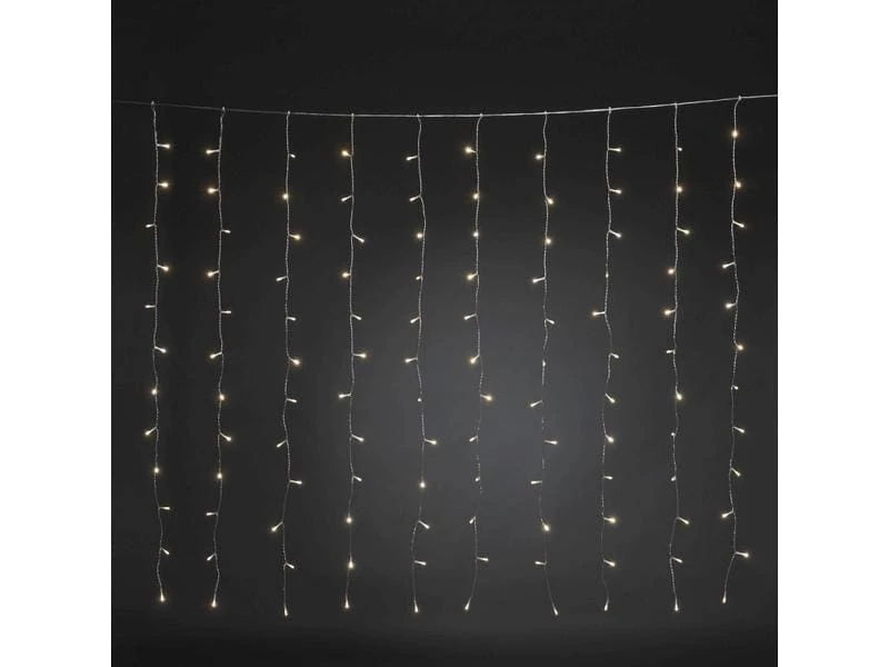 Konstsmide LED-Lichtervorhang für das Fenster 120 LED, 1.4 m, Indoor 2 Konstsmide LED-Lichtervorhang für das Fenster 120 LED, 1.4 m, Indoor – Bild 2