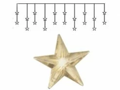 Star Trading LED-Lichtervorhang Stern 20 LED, 180 cm