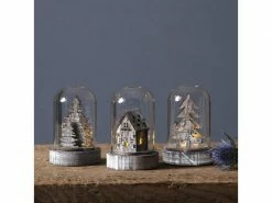 Star Trading Tischdeko Kupol 3er Set, 8.5 cm, Braun -Weihnachtsbeleuchtung Verkäufe 209068197 xxl