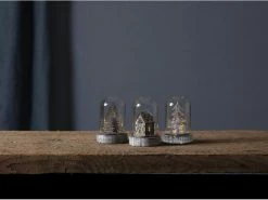 Star Trading Tischdeko Kupol 3er Set, 8.5 cm, Braun -Weihnachtsbeleuchtung Verkäufe 209068306 xxl