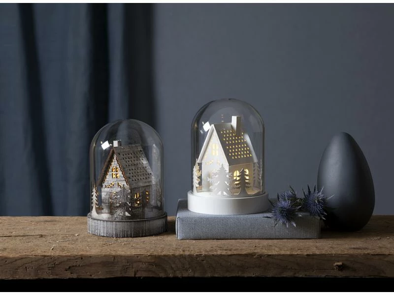 Star Trading Tischdeko Kupol Haus, 17.5 cm, Braun 4 Star Trading Tischdeko Kupol Haus, 17.5 cm, Braun – Bild 4