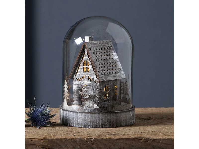Star Trading Tischdeko Kupol Haus, 17.5 cm, Braun 3 Star Trading Tischdeko Kupol Haus, 17.5 cm, Braun – Bild 3