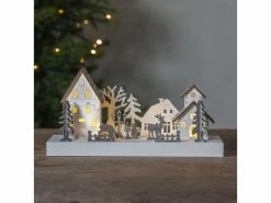 Star Trading LED-Dekolicht Fauna Landschaft 28 cm, Weiss/Grau -Weihnachtsbeleuchtung Verkäufe 209071146 xxl