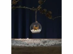 Star Trading Tischdeko Kugel Fauna, 9 cm, Braun -Weihnachtsbeleuchtung Verkäufe 209076302 xxl