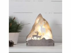 Star Trading Tischdeko Gebirge Fauna, 28 cm, Holz -Weihnachtsbeleuchtung Verkäufe 209076611 xxl