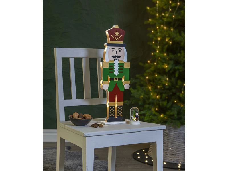 Star Trading LED-Figur Nussknacker, 9 cm, 2 Stück 9 Star Trading LED-Figur Nussknacker, 9 cm, 2 Stück – Bild 9