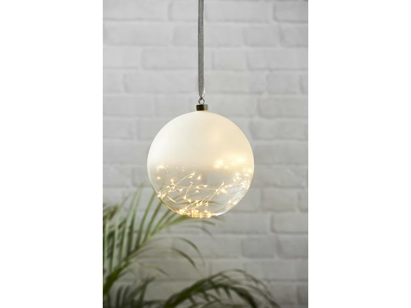 Star Trading Weihnachtskugel Glow, 50 LED, 20 cm, indoor 3 Star Trading Weihnachtskugel Glow, 50 LED, 20 cm, indoor – Bild 3