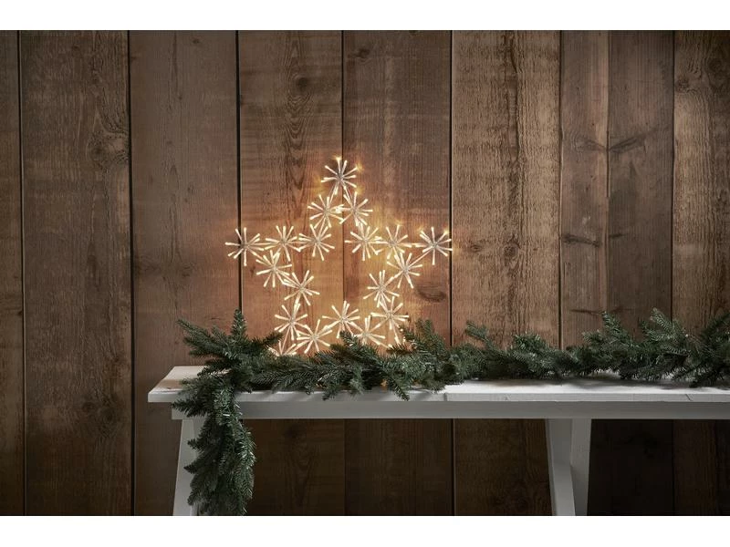 Star Trading Stern Silhouette Flower 200 LED, 60 cm, outdoor 2 Star Trading Stern Silhouette Flower 200 LED, 60 cm, outdoor – Bild 2