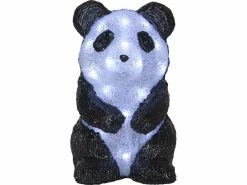 Star Trading LED-Figur Crystalo Panda 20 LED, 27 cm, outdoor