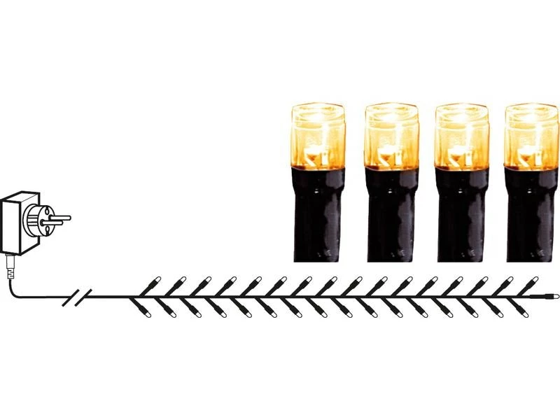 Star Trading LED-Lichterkette Golden 180 LED, 360 cm, outdoor 3 Star Trading LED-Lichterkette Golden 180 LED, 360 cm, outdoor – Bild 3