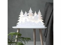 Star Trading Tischdeko Grandy, 42 cm, Holz, Weiss -Weihnachtsbeleuchtung Verkäufe 209131011 xxl