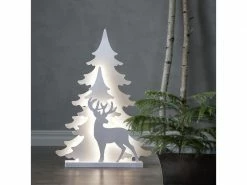 Star Trading Tischdeko Grandy 70 cm, 36 LED, Holz, Weiss -Weihnachtsbeleuchtung Verkäufe 209131268 xxl