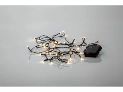 Star Trading LED-Lichterkette Akku 40 LED, 280 cm, outdoor