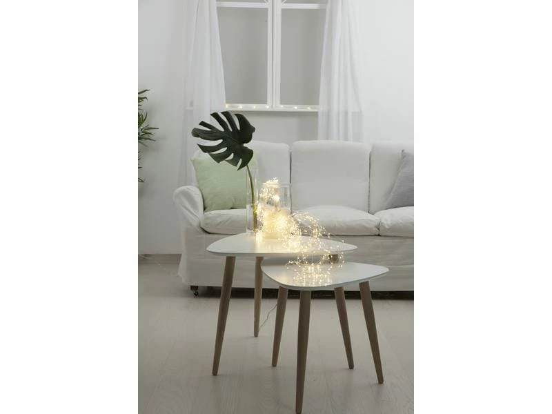 Star Trading LED Lichterkette Angel Hair Tageslichtweiss 80 LED, 80 cm 3 Star Trading LED Lichterkette Angel Hair Tageslichtweiss 80 LED, 80 cm – Bild 3