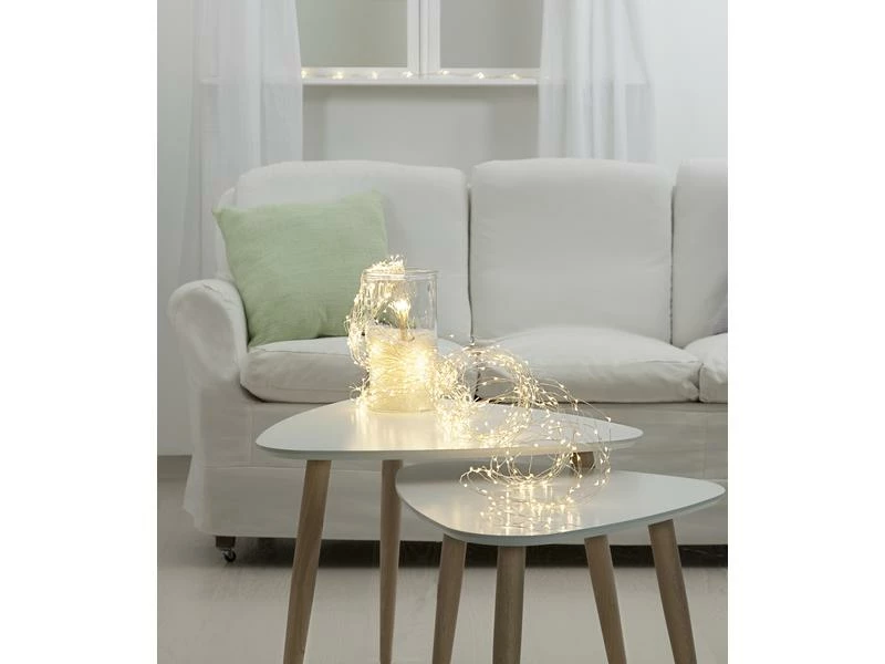 Star Trading LED Lichterkette Angel Hair Tageslichtweiss 80 LED, 80 cm 4 Star Trading LED Lichterkette Angel Hair Tageslichtweiss 80 LED, 80 cm – Bild 4