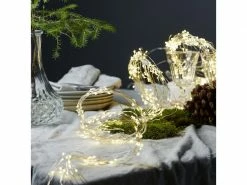 Star Trading LED-Lichterkette Warmweiss 80 LED, 80 cm, indoor