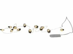 Star Trading LED-Lichterkette Schnemänner 12 LED, 110 cm, indoor