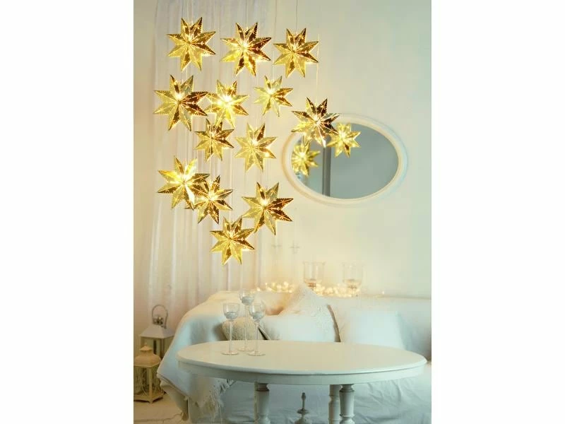 Star Trading Fensterhänger Metallstern Classic, 28 cm, Messing 14 Star Trading Fensterhänger Metallstern Classic, 28 cm, Messing – Bild 14