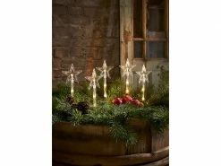 Star Trading Aussendekoration Wandy 5er mit Erdspiess 15 LED, 25 cm -Weihnachtsbeleuchtung Verkäufe 209138500 xxl