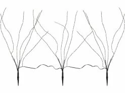 Star Trading Baum Reedy 3-fach, 180 LEDs, 60 cm, Schwarz