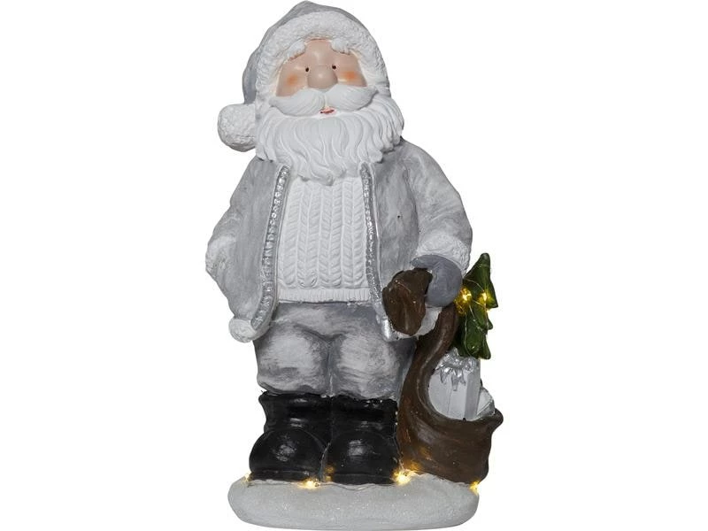 Star Trading LED-Figur Tomten Weihnachtsmann, 51 cm, Grau 1 Star Trading LED-Figur Tomten Weihnachtsmann, 51 cm, Grau