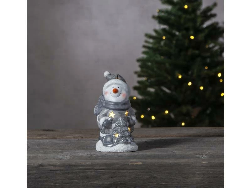 Star Trading LED-Figur Schneemann 1 LED, 15 cm, indoor 3 Star Trading LED-Figur Schneemann 1 LED, 15 cm, indoor – Bild 3