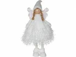 Star Trading LED-Figur Engel Nova Weiss, 13 LED, 55 cm, indoor