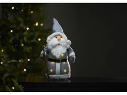 Star Trading LED-Figur Weihnachtsmann Joylight, 38 cm, Grau -Weihnachtsbeleuchtung Verkäufe 209139364 xxl
