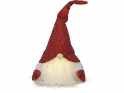 Star Trading LED-Figur Wichtel Rot, 1 LED, 28 cm, indoor