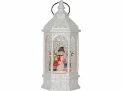 Star Trading Laterne mit dem Schneemann, 23 cm, Weiss -Weihnachtsbeleuchtung Verkäufe 209139537 xxl