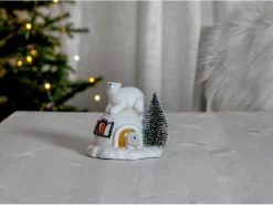 Star Trading LED-Figur Paar Polar mit Iglu, 13 cm, Weiss -Weihnachtsbeleuchtung Verkäufe 209200504 xxl